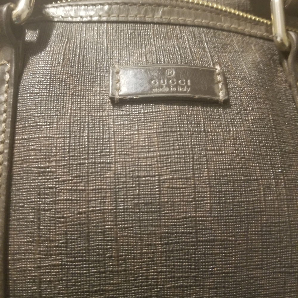 AUTHENTIC Gucci Weekend Duffle Style Bag - Brown